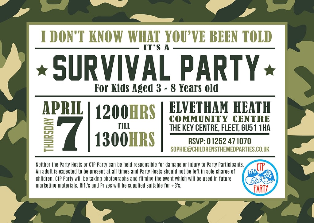 Survival Party 7th April 2016